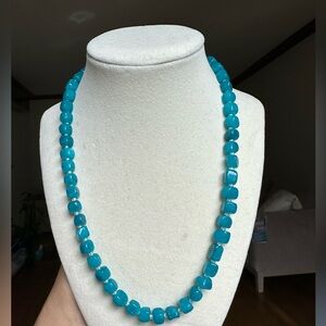 Amazonite Gemstone Chunky Beaded Necklace